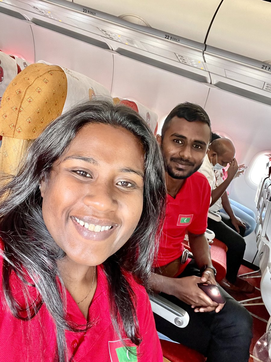 Going back to Homeland Maldives 🇲🇻 after the trip to India 🇮🇳 for the first Youth Exchange Program of this Presidency. 
 
<a href="/AhmedMahloof/">Ahmed Mahloof</a> 
<a href="/YouthCouncilMV/">National Youth Council</a> 
<a href="/riphco/">🇵🇸🇲🇻 ރިފްޤާ ޝިހާމް</a> 
<a href="/AmntShalin/">Shakko</a> 

#Zuvaanunge3Aharu