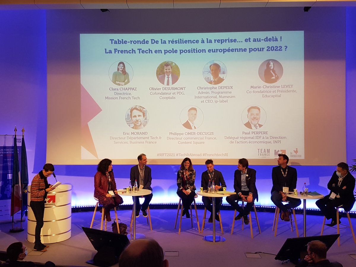 atansvdc's tweet photo. Launch #RIFT2021 17-19 November. @ClaraChappaz key messages on @LaFrenchTech leadership in Europe: Objective2025 60% revenue #TechitAbroad; FrenchTech Communities&amp;International influence; FrenchTechVisa&amp;attracting talents; FrenchEU Presidency&amp;consolidation of European Market https://t.co/OoqBimJuW6