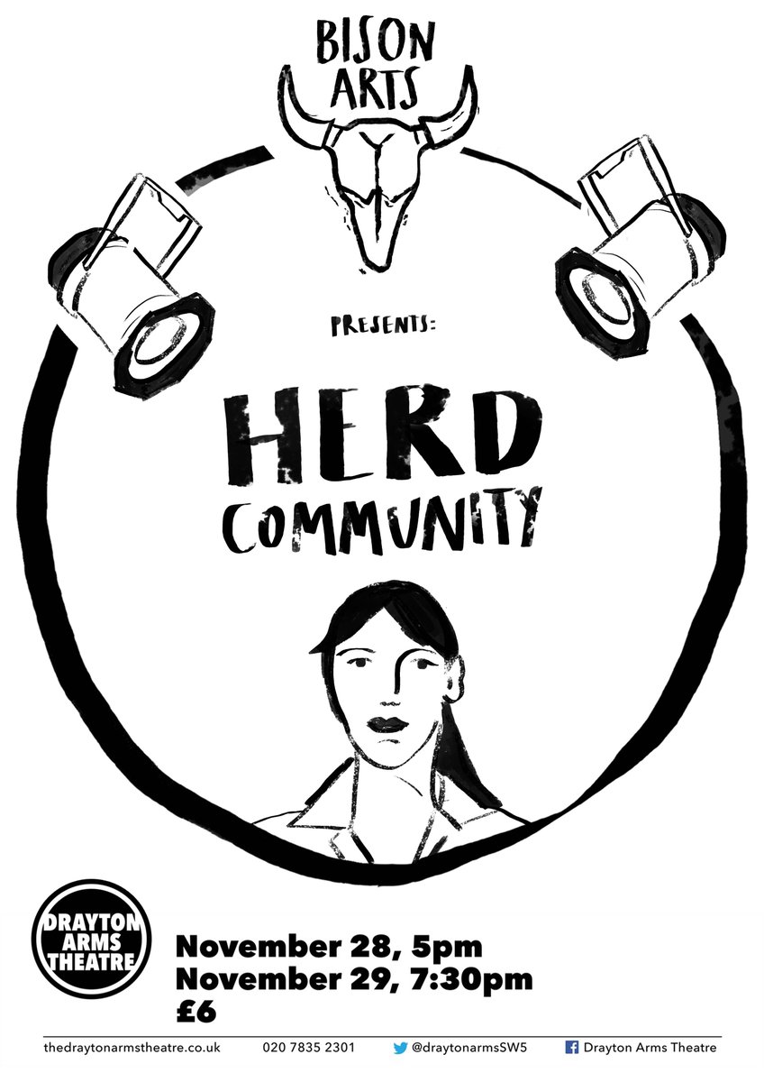 flux_theatre's tweet photo. Calling all theatre loversπ
@Bison_Arts are back and bringing you 10 actors performing 10 incredible pieces of writing at their upcoming show #HerdCommunity at @draytonarmsSW5
Great to see some performers from our @FluxGym community πͺ
Weβll see you there! https://t.co/k251Jbb5KF