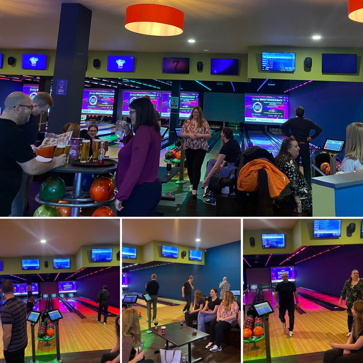 Our team enjoyed a brilliant night last night at the new SuperBowl @TGWBarnsley 🎳
 
Fantastic venue and offered us a great opportunity to relax and catch up with those who we haven’t seen in a while! 
 
#TeamHarrisAndCo #PeopleMatter #StaffSocial #BowlingNight