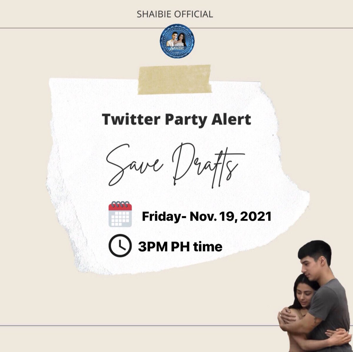 ShaiBieOFC's tweet photo. 💙Hi, Solids &amp; Shippers!💙

📢TWITTER PARTY ALERT📢

We will be having a Twitter Party tomorrow

📅 Friday, Nov. 19
⏰ 3PM , PHT

Check ur respective gdm/s for the Ofcl Tag. Save drafts, thank u!💙

#ShanaiaGomez | #AlbieCasiño https://t.co/SzbJaXNmr8
