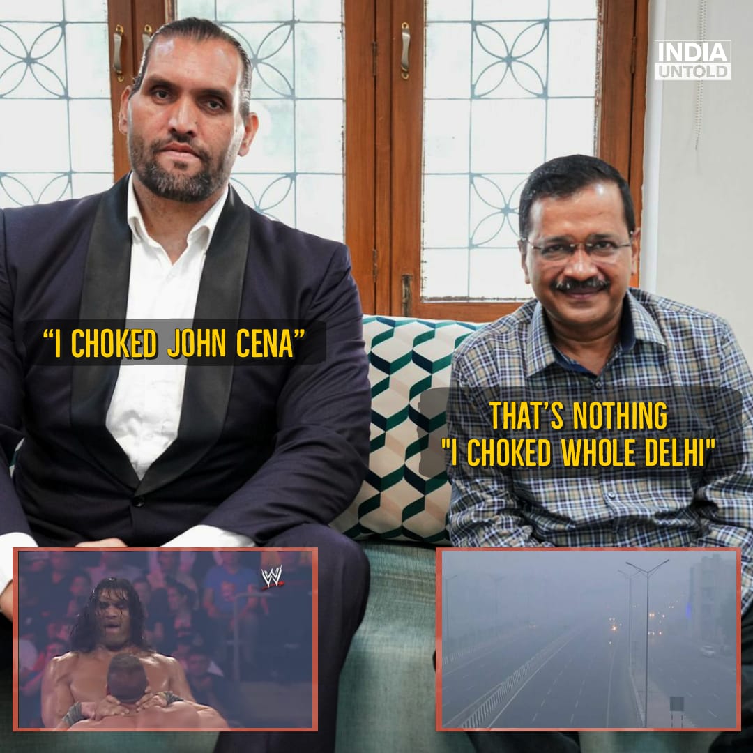 Untoldind's tweet photo. Khali : 0 

Kejriwal : 1 https://t.co/IbxvEkVjfB