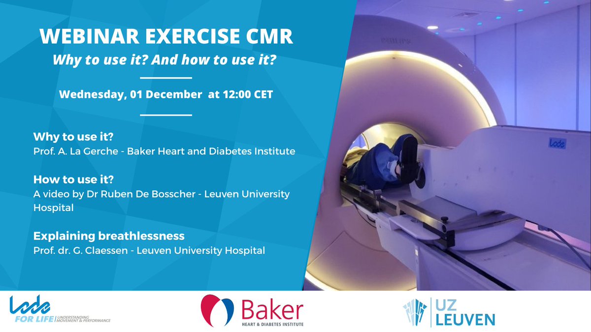 Lode_Ergometry's tweet photo. Are you interested in Exercise CMR and want to learn from experts why and how they use this? We have found presenters from leading institutions willing to share their experience with the Lode MR ergometer. Sign up here: https://t.co/opHwbSTYam
#ExerciseCMR #MRergometry #MRI https://t.co/E18olqWNJx