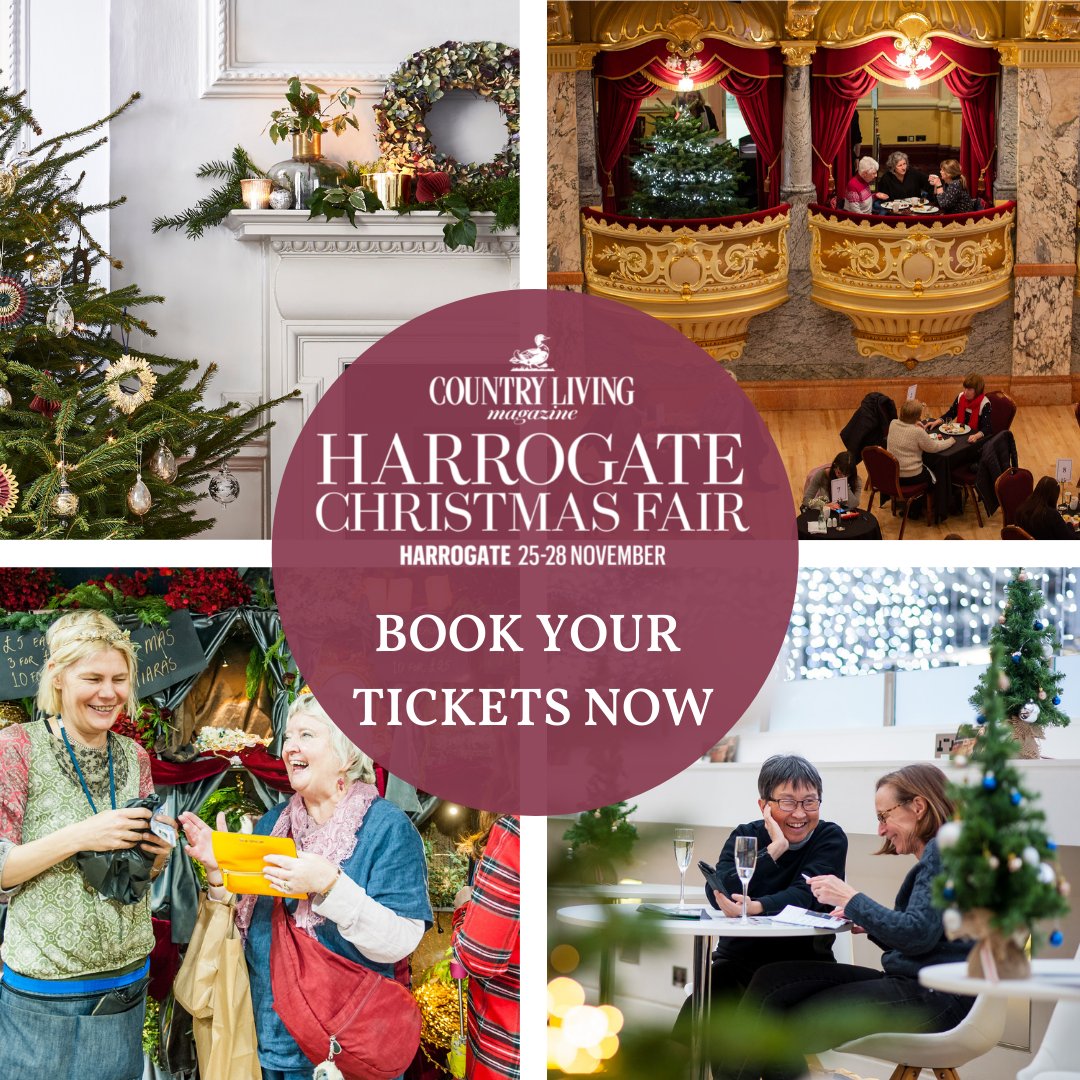 There is just 1 week to go until our Country Living Christmas Fair in Harrogate opens its doors and invites you to a fun-filled and festive day out 🎄🎄

Book your tickets today and attend this years unmissable Christmas Fairs 👉 bit.ly/3Csvc0W