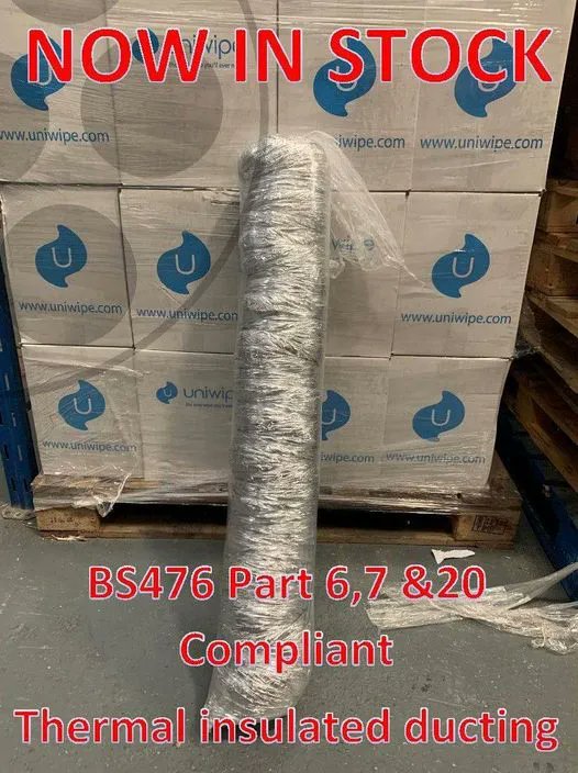 7coreelectrical's tweet photo. ***PRODUCT ANNOUNCEMENT***10 meters, Insulated ducting, BS476 (part 6,7 &20) compliant but most importantly IN STOCK at your local 7 Core Electrical! Contact your local branch for more information https://t.co/9cDJn783ka #DIY #energysaving #electrical #electrician #7core https://t.co/bDwphTdEff