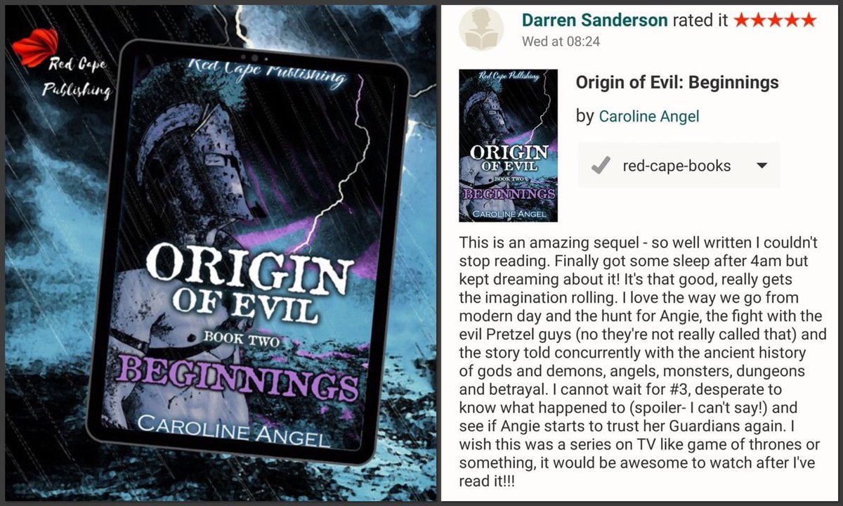 rogersphilip101's tweet photo. Review for ‘Origin of Evil: Beginnings’ by @ucat42 which is now available on Kindle & Paperback from @RedCapePublish
https://t.co/aa5P5L9Q1n
#RedCapeHorror #OriginOfEvil #OriginOfEvilBeginnings #ShareTheHorror #SharetheScreams #promotehorror #rtArtBoost https://t.co/LAmiVdjRpp
