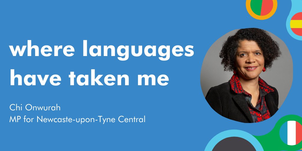 bsmallMFL's tweet photo. This time in our monthly #WhereLanguagesHaveTakenMe blog series, MP for Newcastle Central @ChiOnwurah talks to us about where languages have taken her! Read the fascinating blog here: https://t.co/sYkVfulD6g https://t.co/DJgNzW14xz