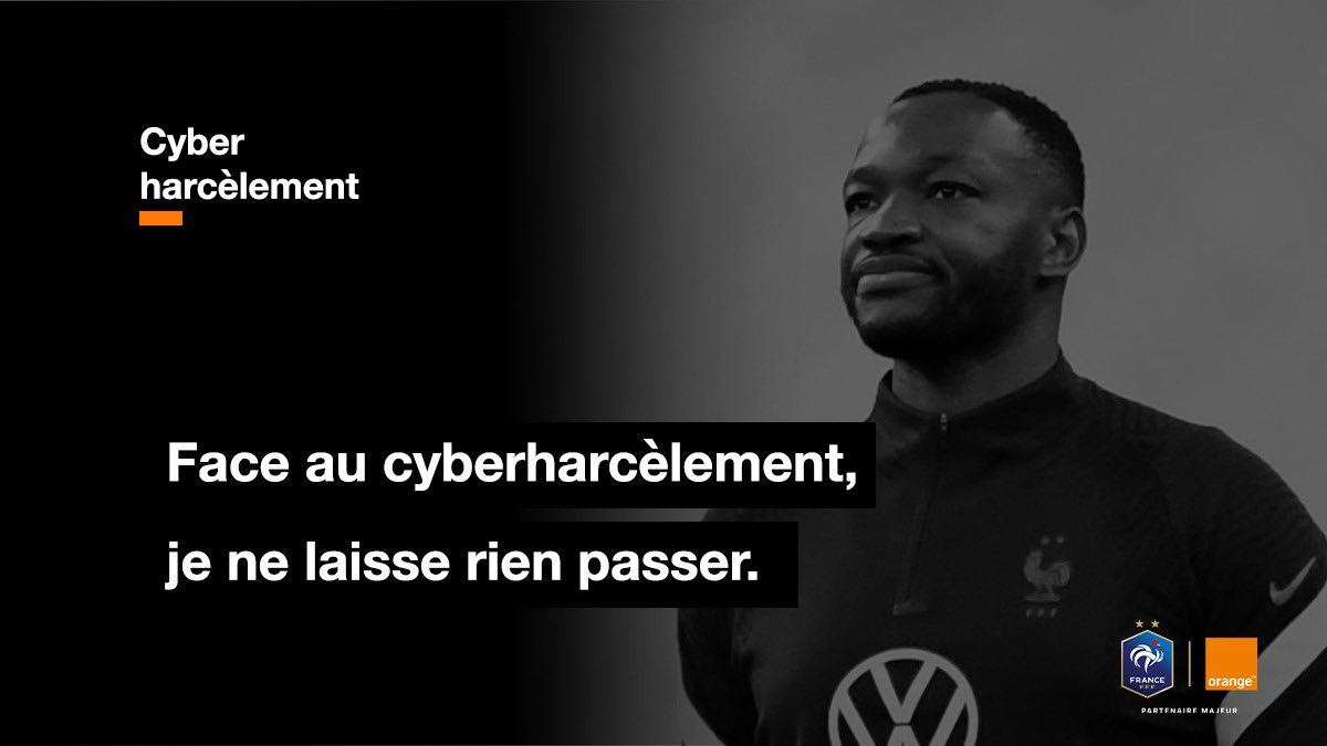 Tous ensemble contre le cyber harcèlement 🤜🏿🤛🏿 👊🏿 ! Retrouvez tous nos conseils pour #BienVivreLeDigital sur 👉bit.ly/3kLpHEL @Orange_France @TeamOrangeFoot