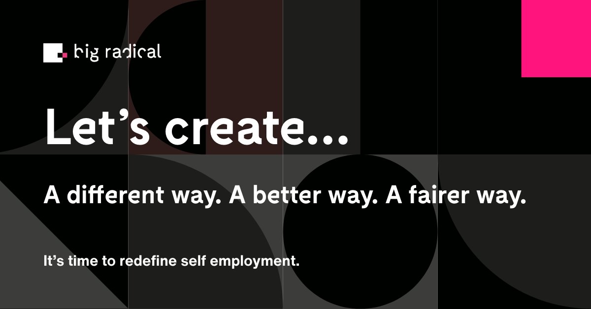 Big Radical is a powerful partnership for future-thinking contractors and freelancers looking for the next level.

Built on the principle of collective intelligence, we believe that, together, we will go further, faster ⚡

Find out more --≥ etchuk.co/3EWis4G