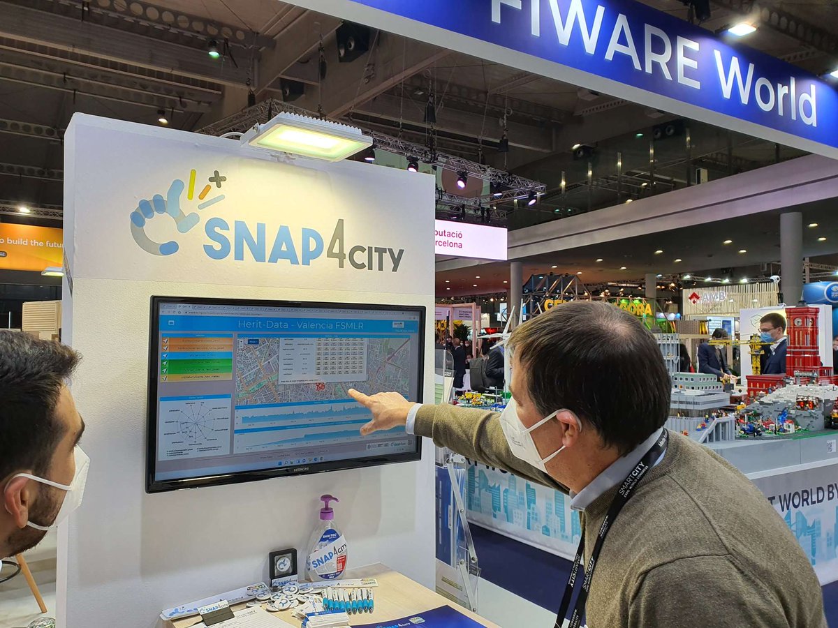 snap4tweet's tweet photo. @heritdata is at the @SmartCityexpo World Congress 2021 in Barcelona, co-exhibitor in the @FIWARE stand (B151). Thanks to @Snap4City we introduce the results of the activities deployed in the pilot sites in Dubrovnik, Florence, Mostar, Pont du Gard, Valencia and Ancient Olympia. https://t.co/I5kyB90SVa