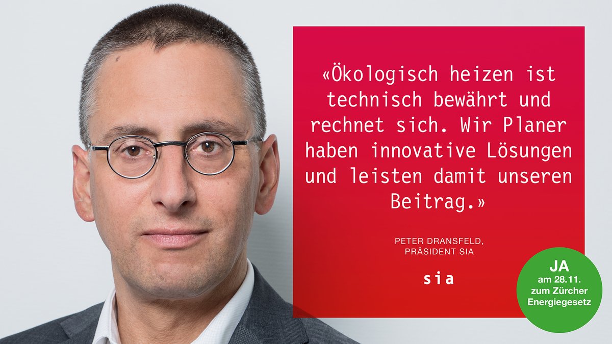 sia_schweiz's tweet photo. Der #SIA unterstützt das Zürcher #Energiegesetz, über das am 28. November abgestimmt wird. Weil ökologisches Heizen technisch bewährt ist und ökonomisch Sinn macht.

@EnergiegesetzJA https://t.co/KdPgewsnXw