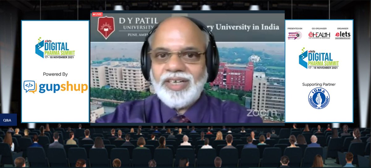 ehealthonline's tweet photo. Dr Mahesh Dattatraya Burande, Professor, DY Patil University School of Pharmacy said "We've identified 75 skills. We need to see if colleges can provide certification for such skills that'll be welcomed by the industry."
https://t.co/pPOZUu2zk8
#eletspharma https://t.co/Cvh7nKRB1t