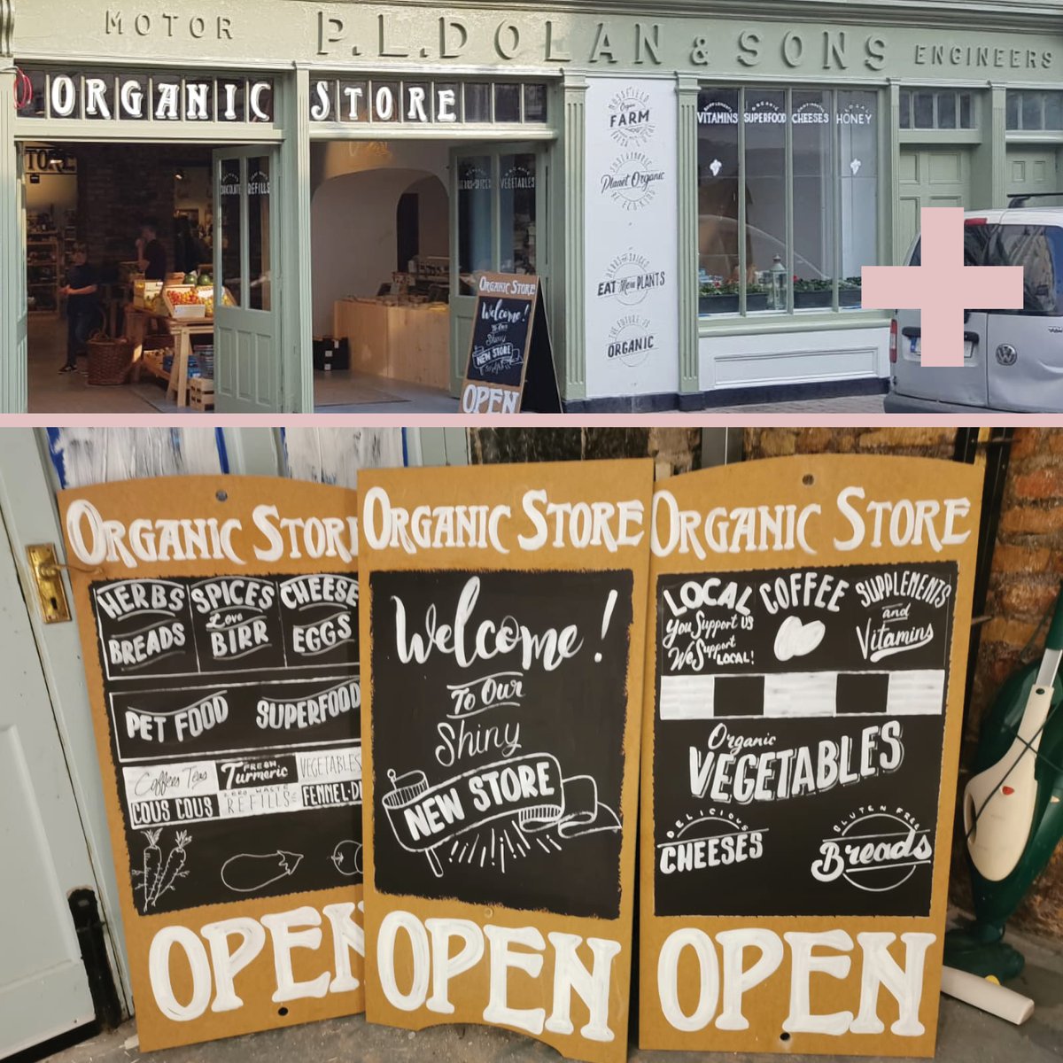 MONeillDesign's tweet image. So impressed with the dedication form The Organic Shop in Birr!

Busy working on the farm and running their existing store and and then making shelves in the evening for the new store. Amazing clients - such dedication!  

#MONdesign #Retail