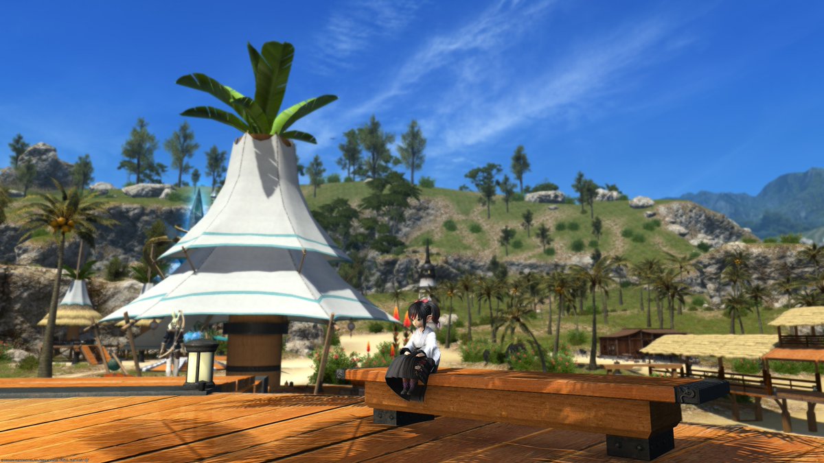 Ninah_FF14's tweet photo. 今日は私にとって大切な日。
全ては１年前の今日から始まったのだ。
思い出の場所はもちろんあの時と変わらない光景だった。 https://t.co/7HLx3eq6r8