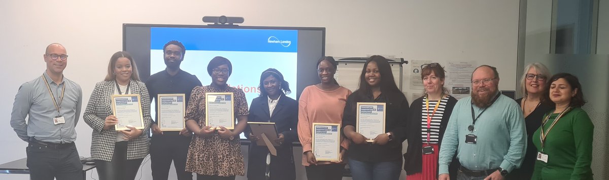 TimAldridgeDCS's tweet photo. A really significant milestone in Newham - just celebrating the latest group of talented and inspiring social workers to complete their Assessed and Supported Year in Employment! Well done to all and really value your commitment and passion for making a difference to children! https://t.co/oIXcM48KsZ