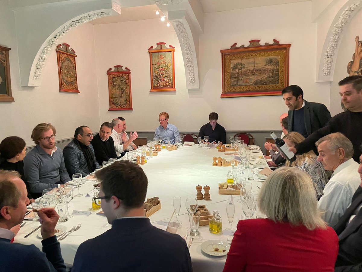 GMEX_Group's tweet photo. It was a great time spent around a private dinner yesterday, hosted following the launch of GMEX MultiHub. @GMEX_Group, @awscloud @trustologyIO
Full press release here: https://t.co/y0alxR4PCl
#blockchain #fintech #digitalexchanges #trading #digitalcustody https://t.co/t6o6BICmGb