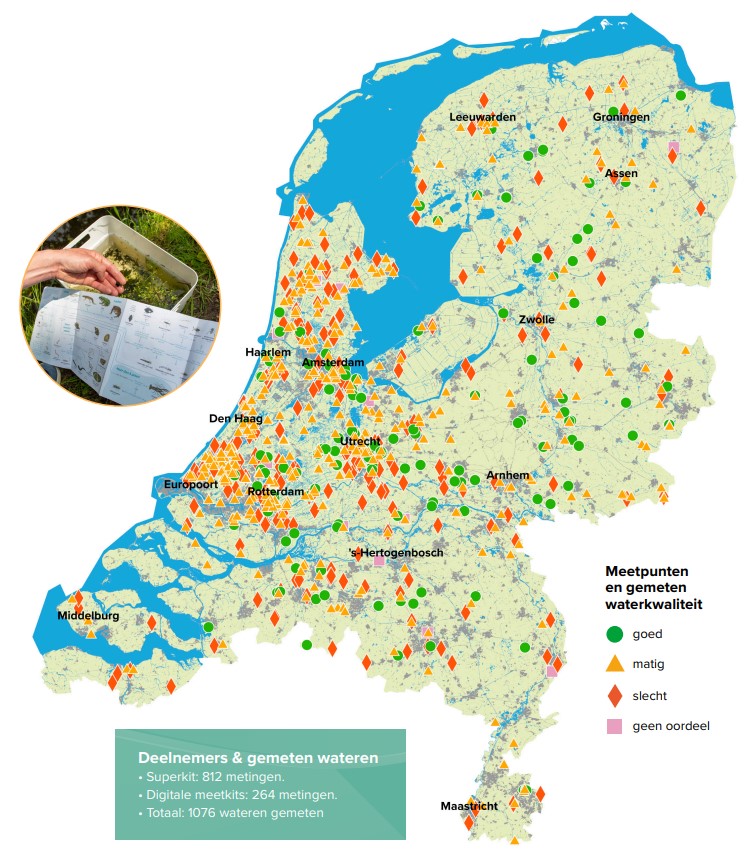 Volkskrant vermeldt niet dat 63% van de metingen plaatsvond in stedelijk gebied en ca 75% in/bij Randstad. Volkskrant meldt wel dat meetactie plaatsvond 'in hele land' en noemt m.n. landbouw als oorzaak. Tuurlijk, vervuiling in de stad komt vooral van boeren... #checkdefeiten