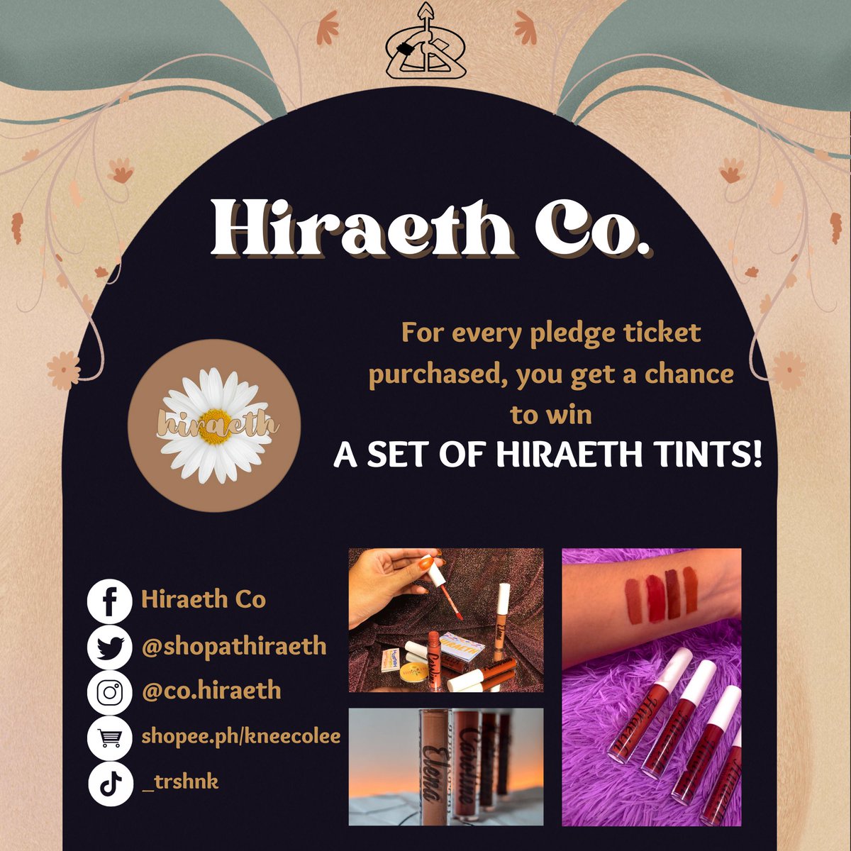 katribu_natl's tweet photo. Wanna have a quality and affordable cosmetics? 👄

Get a chance to win a set of Hiraeth Tints through buying our WTC tickets!

https://t.co/8Juw5ge2Xh
https://t.co/8Juw5ge2Xh
https://t.co/8Juw5ge2Xh

#WalangTitulo2021
#DefendAncestralLands https://t.co/vVg2iHZ9FH