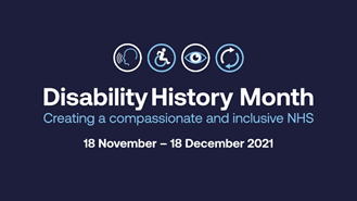 Disability History Month starts today! Check back throughout the month to see events, resources, opportunities for learning and the launch of new initiatives that support Disabled staff in the NHS #DisabilityHistoryMonth #NHSDHM21 #OurNHSPeople @NHSE_Diversity