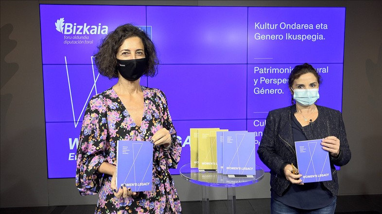 women_legacy's tweet photo. La Diputación Foral de @Bizkaia ha presentado hoy la iniciativa europea #WomensLegacyEurope-#EmakumeenEmaria para la interpretación del #patrimoniocultural desde la perspectiva de género, incluyendo el #WLCourse y el Libro Blanco https://t.co/EPYGctxxNH