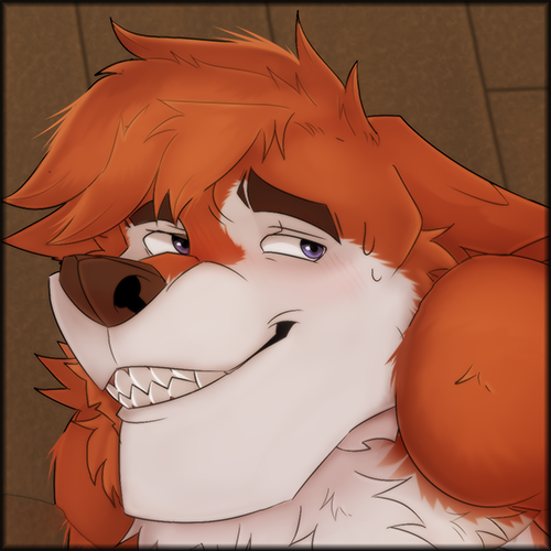 Dog Elath husky stuck in a hole, more information available under furaffinity link