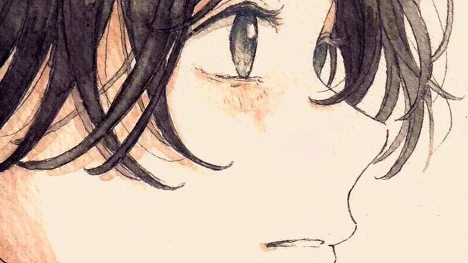 #アナログ絵を流してアナログ民を増やそう 

水彩絵の具のタッチが好きです☺︎ 