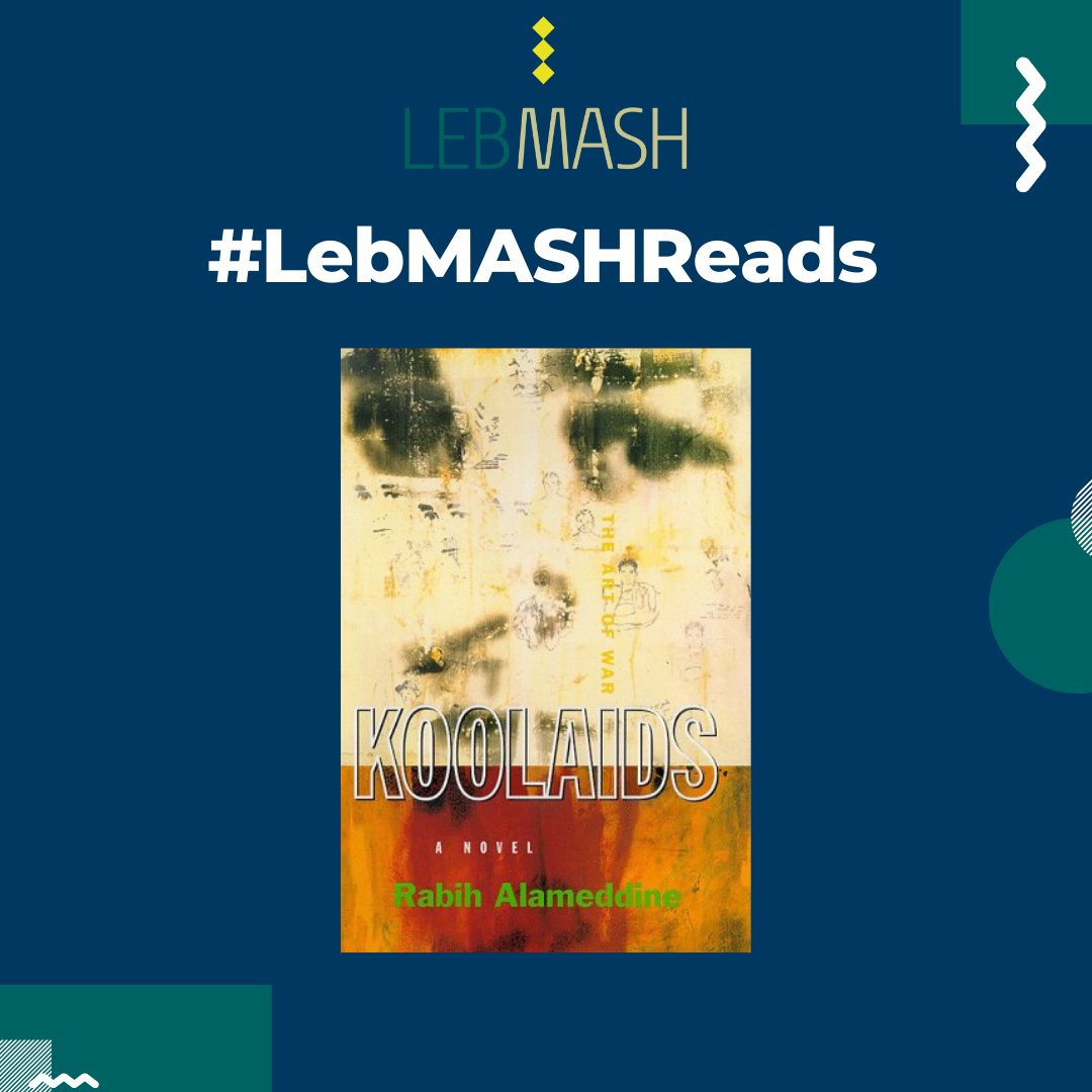 LebMASH_'s tweet photo. For this month's #LebMASHReads entry, we recommend Rabih Alameddine's "Koolaids: The Art of War"
This novel details the impact of the AIDS epidemic and the Lebanese Civil war in Beirut within a circle of friends. #MustRead https://t.co/1u8IXtJkKe