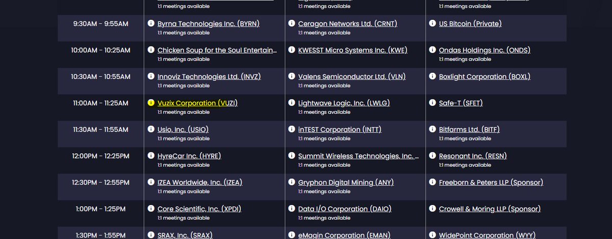 DragonBussiness's tweet photo. $vuzi #vuix to Participate in Four Upcoming Investor Conferences Today. added it to your calander & trust me you donot want to miss it :) !
Links:
https://t.co/pBwC3wgElV
https://t.co/tdLNNN4N33 https://t.co/iF1iNGrk3b