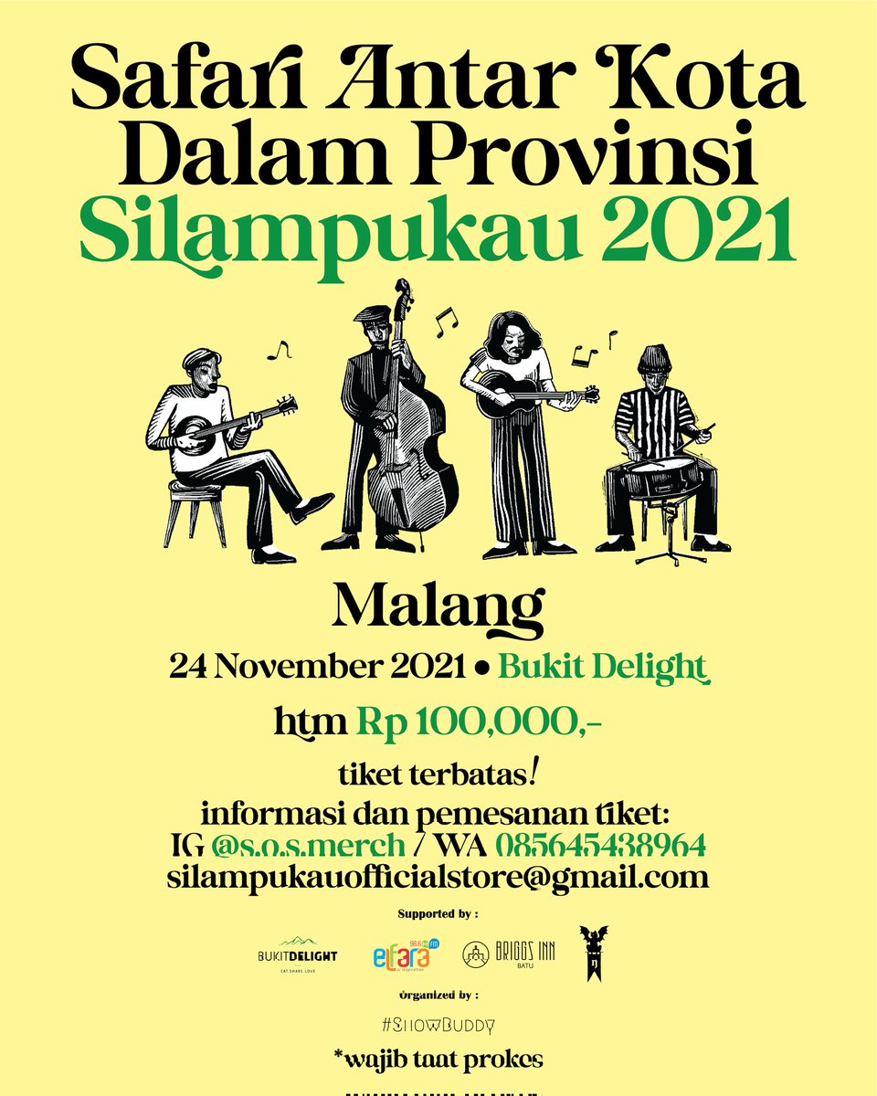 Selagi belum ditutup kembali Desember nanti. Mari, selagi di Malang masih tersisa sedikit lagi. Tiket tersedia pada tautan di bawah ini:

silampukau.id/safari-akdp-si…