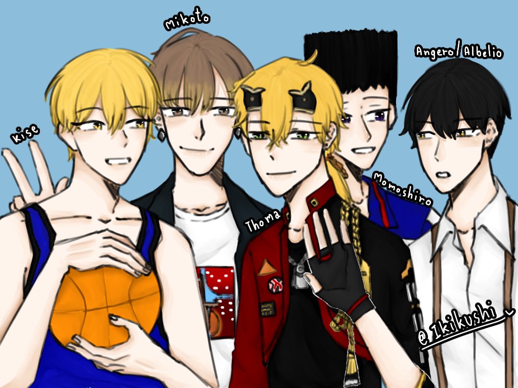 noicy11's tweet photo. อยากวาดเมนตัวเองรวมกัน🥺
#Kise #Mikoto #Thoma #Momoshiro #Angero #Albelio https://t.co/3svJ3iFN3Y