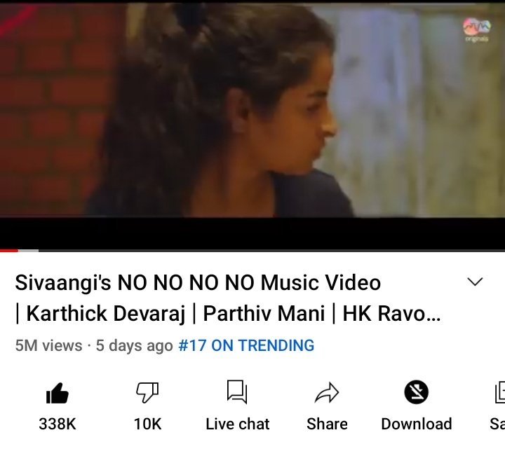 5M views for No No No with 338K likes 💥

Congratulations team 👏🏻 
@sivaangi_k @karthickdevaraj @Parthiv_Mani @IyenarJack @ravoofa 

#Sivaangi