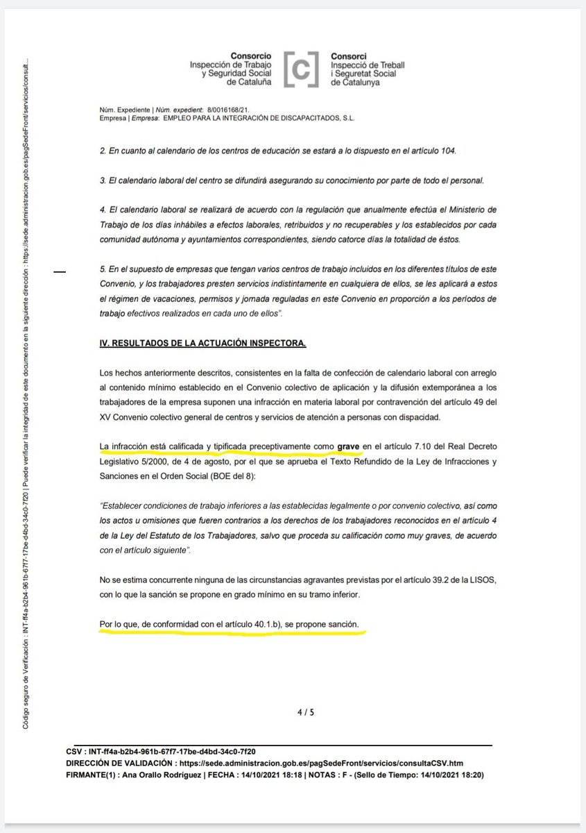 Sección sindical CCOO Grupo Sifu EPID, S.L. tweet media