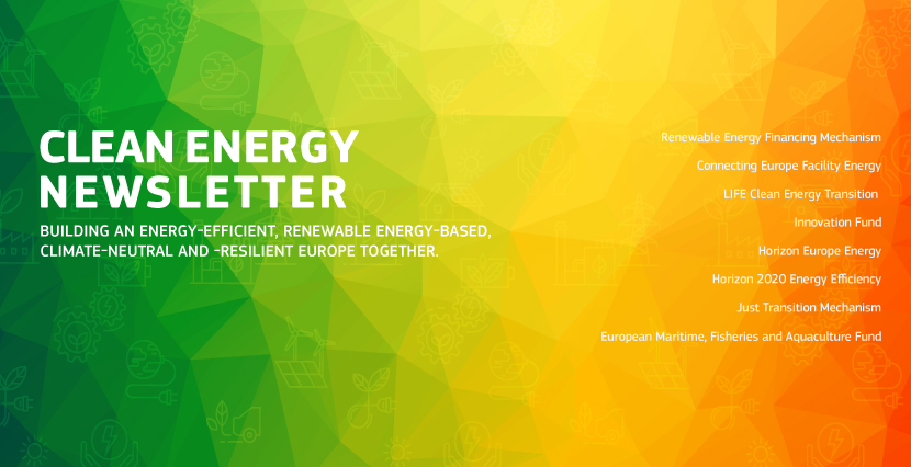 cleanenergy_eu's tweet image. 📮Your monthly digest on #CleanEnergy transition is out:

💶Funding opportunities
💡Info, news and tips
⚡Projects highlights 

on @CINEA_eu green programmes: #CEFenergy #CEFTransport #H2020Energy #InnovationFund #LIFEProgramme #EMFAF #renewableenergy 

👉ec.europa.eu/newsroom/cinea…