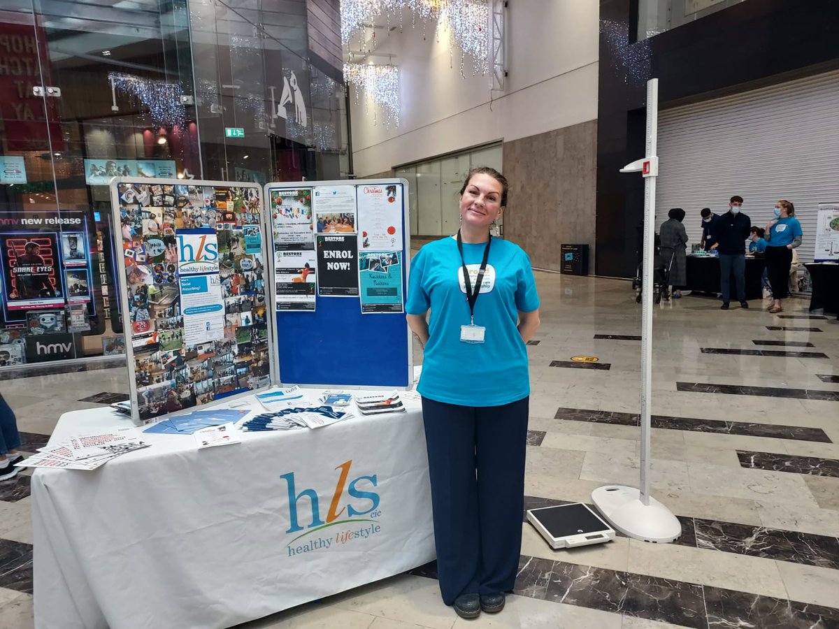 Head down to #Broadwaybradford  and have a #Free Health Check with Bella &amp; Jodie.  Find out what's on <a href="/Bd4College/">Restore Recovery College</a> and have a look at the many other stands.   #SelfCareWeek #Bradford