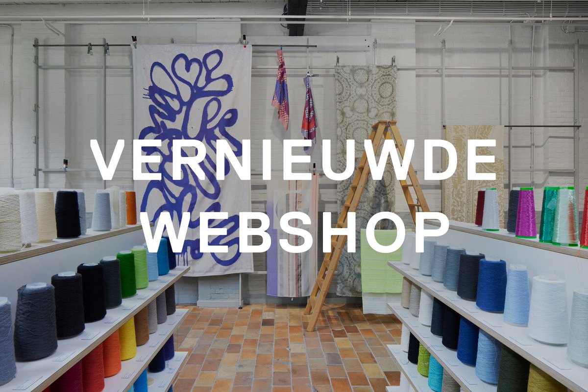 Met gepaste trots presenteren wij onze vernieuwde by TextielMuseum webshop! Duik nu online in het maakproces van ons interieurtextiel, ontworpen door topontwerpers en gemaakt in het TextielLab. 

by.textielmuseum.nl