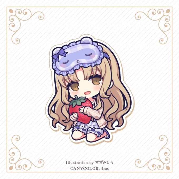 にじさんじ所属ライバー、シスター・クレア様のグッズ用SDイラストを描かせていただきました!色々なグッズにしていただいています〜よろしくお願いいたします🔔✨ https://t.co/j4pbw5gBjZ 