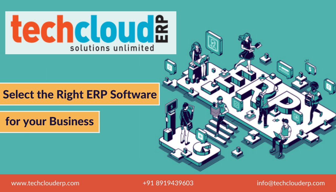 TechCloudERP's tweet photo. Tech Cloud ERP works in close proximity with the #business community and understands the process of a business. #TechCloudERP customizes your business easily and provides you the #flexiblesoftware, by which you can manage all the departments from a single platform. https://t.co/v52TeIUmZk