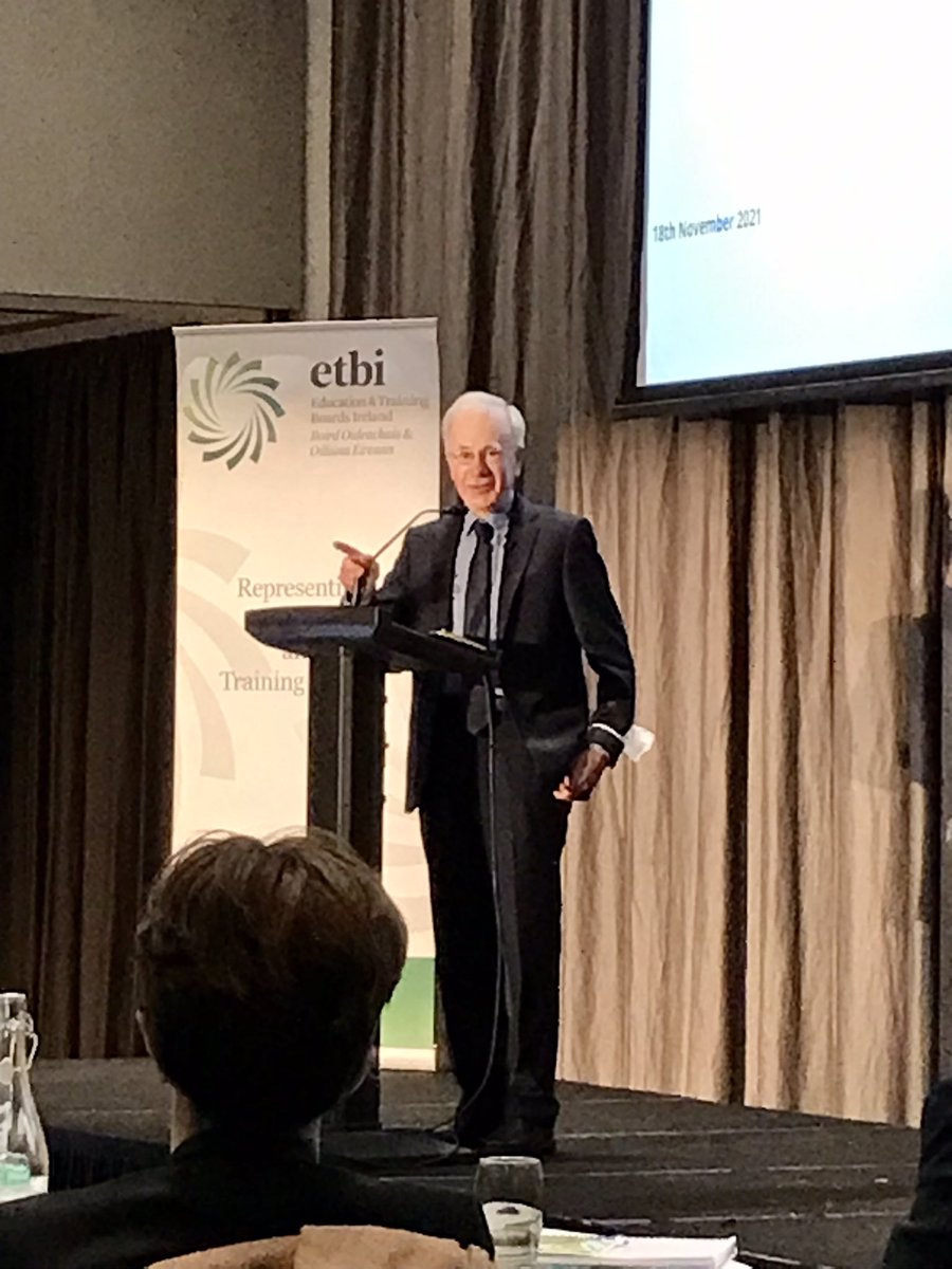 @ETBIreland @FlemingTed Professor Ted Fleming providing inspirational perspectives on identity, recognition, and the importance of affirmation. #activeinclusion #inclusion #education @LimClareETB_FET