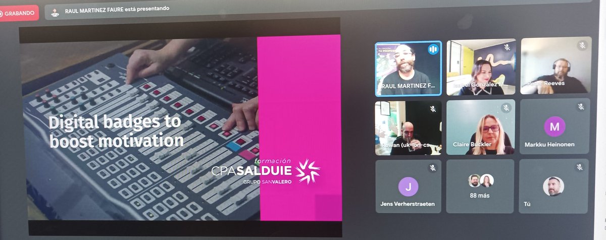 Escuchando a @RaulMindthegap y como aumentan la motivación de docentes y alumnos en @CPA_Formacion #ReferenceSchoolSummit