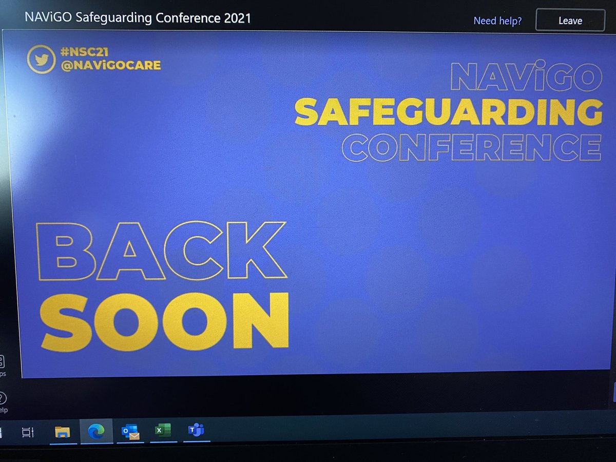 <a href="/NAViGOCARE/">Navigo</a> attending todays Safeguarding Conference, really good and very informative! Inspirational speakers so far and very well organised, looking forward to the rest of the day and will spread the word #NSC21 #Safeguarding #NAViGO