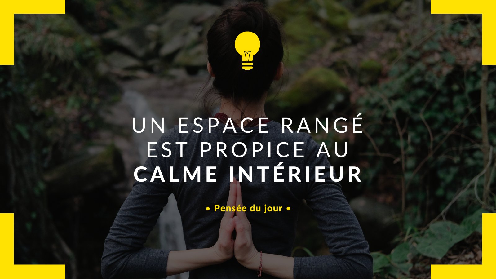 Groupe Labrenne Pensee Du Jour Un Espace Range Est Propice Au Calme Interieur Alors Qu Un Lieu Desordonne Engendre Stress Et Un Sentiment D Insatisfaction Alors Rangeons Pensee Du 279e