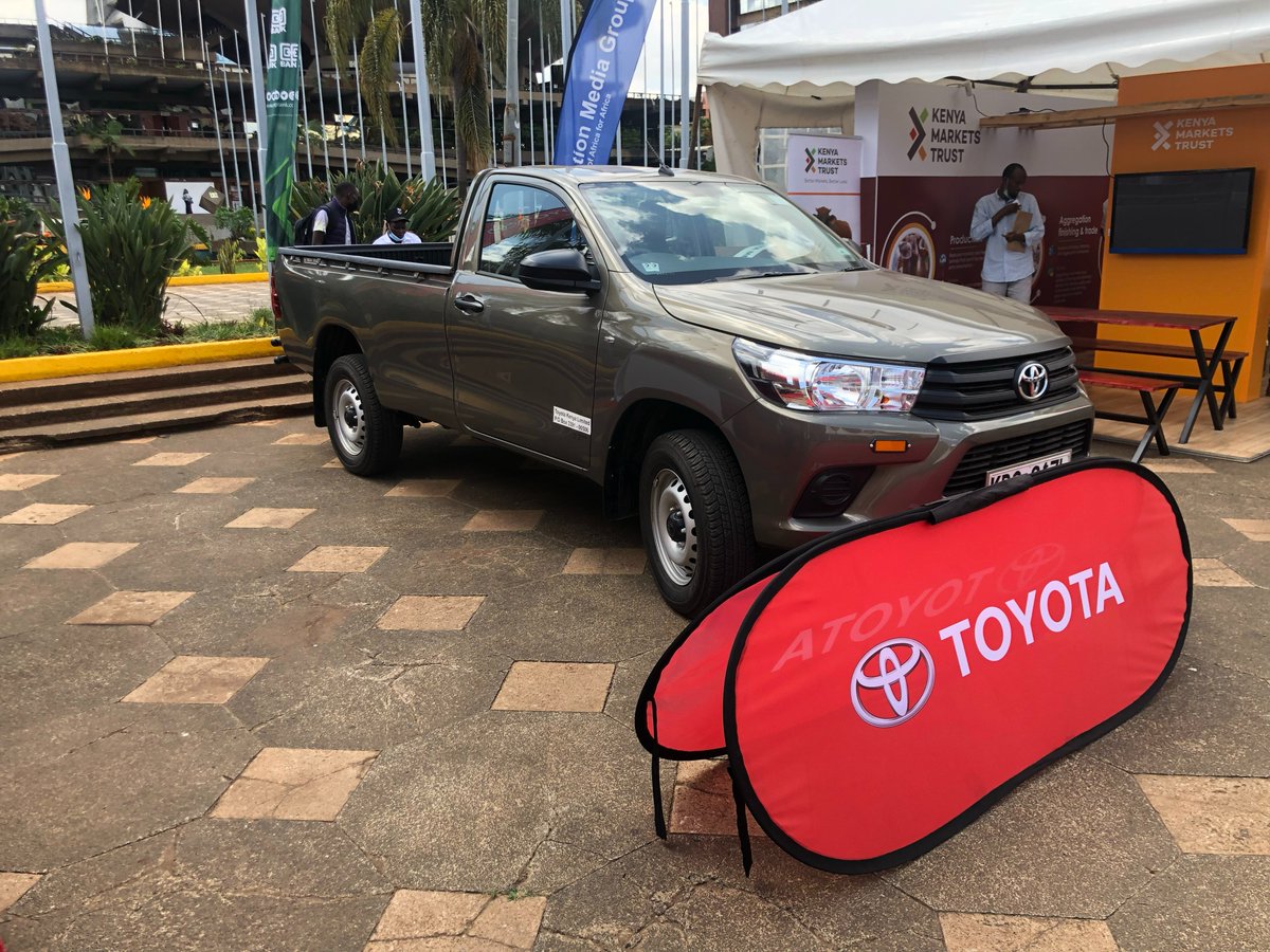 KenyaMarkets's tweet photo. @Toyota_Kenya are showcasing their wide variety of transport solutions from their various brands, some with financing options from banks such as @Coopbankenya
#KICCMeatExpo #SizzlingExperience https://t.co/pOl2LgfHwp