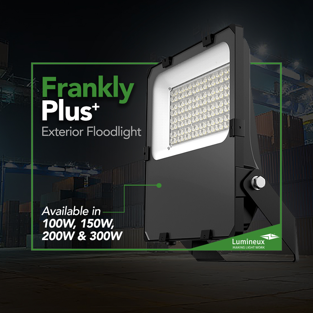lg_lighting's tweet photo. The Frankly Plus Floodlight is our premium quality and high lumen output floodlight, available as 100W, 150W, 200W or 300W.
Video:
https://t.co/tQHj9yHV1J
More info:
https://t.co/NtFDHZWoUj
#Lumineux
#LumineuxLighting
#LEDLighting
#LEDFloodlight
#MakingLightWork https://t.co/u7WqflBzHi