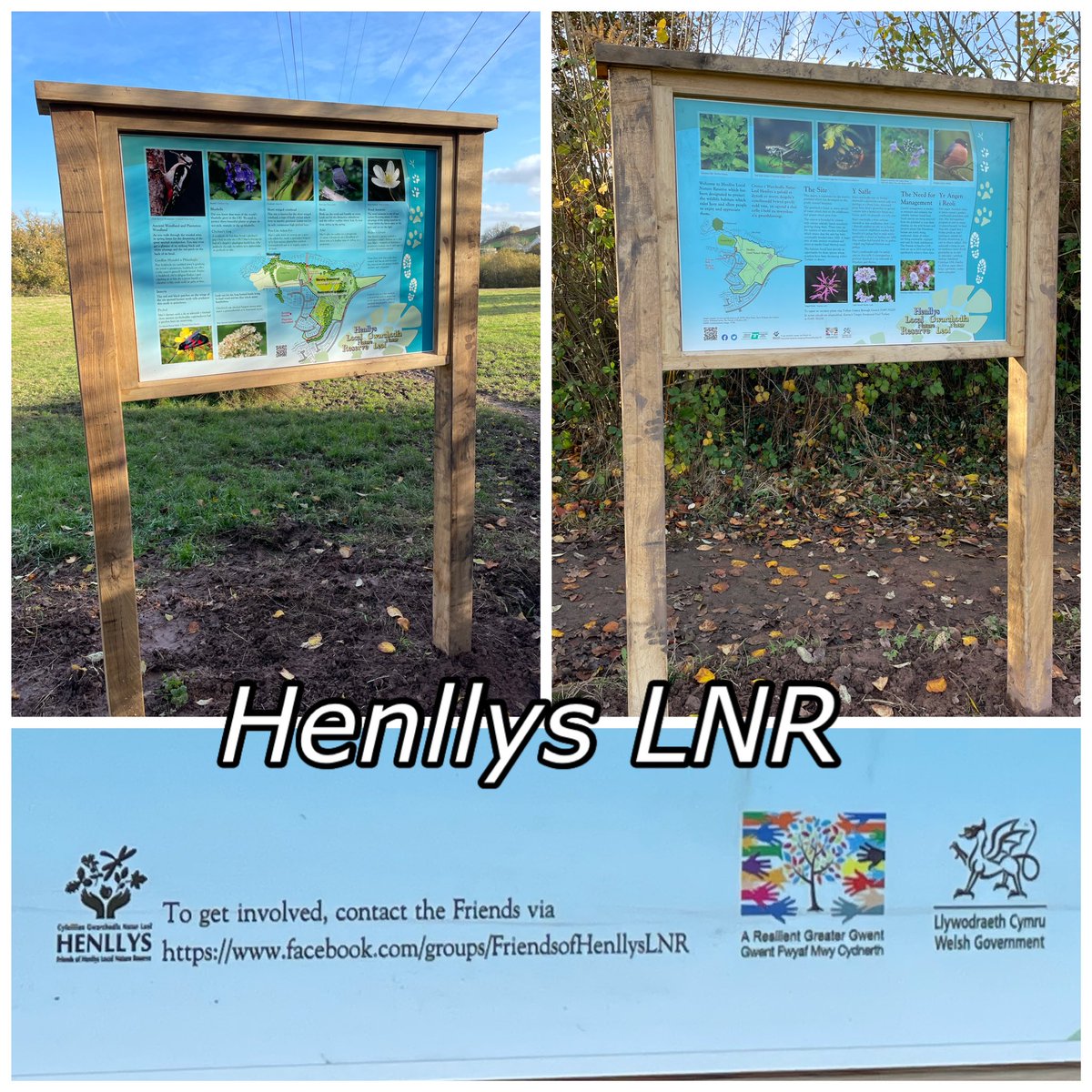 RachelDee5380's tweet photo. As part of #AResilientGreaterGwent #SustainableCommunities project we have renewed the interpretation boards at some of our #LocalNatureReserves. Helping communities discover the value of #Nature on their doorstep 🌳🍂🍁🙂 https://t.co/X4B1nqdKVj