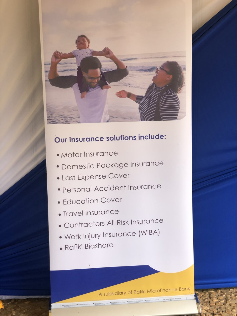 KenyaMarkets's tweet photo. Visit the @RafikiBank exhibition booth and learn about their numerous financing solutions for farmers. They also offer insurance and other related products.
#KICCMeatExpo #SizzlingExperience https://t.co/0PD8v6WLVD