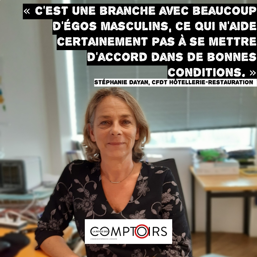 #Hôtellerie-#restauration : Stéphanie Dayan dénonce un #machisme ambiant et délétère dans le secteur. Alors que les syndicats se retrouvent ce 18 novembre pour poursuivre les négociations, la syndicaliste appelle à changer les mentalités.✊➡ bit.ly/3n6rlBg