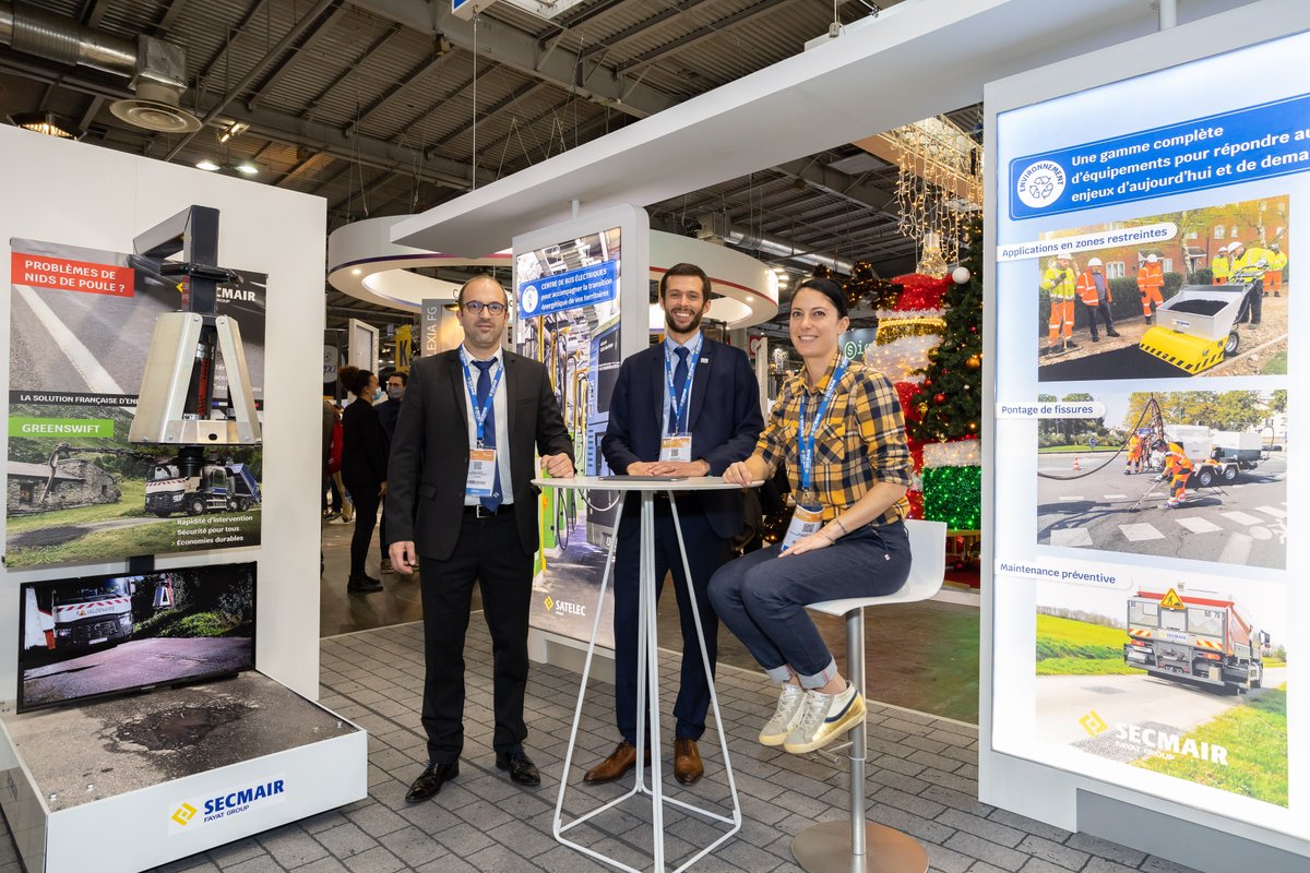 GroupeFayat's tweet photo. ➡️En #Direct du @salondesmaires où les collaborateurs des filiales du @GroupeFayat présentent leurs solutions pour une ville durable et sûre.

✅Merci à tous pour leur #engagement auprès des collectivités ! https://t.co/JzuTj6mSYI