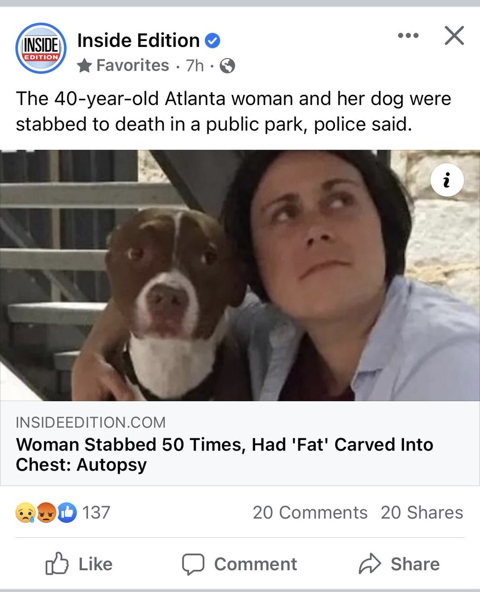 ChelseaAngel21's tweet photo. Heard Twitter was the place to post vile people online. Here ya go. #bodyshaming #pitbulls #Atlanta #truecrime #wtfiswrongwithpeople https://t.co/rqVaZO0lqu