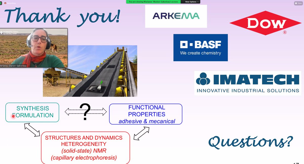 NMaRion_G's tweet photo. Thanks to students, esp. @KashBhullar and @KennedyMaeder , for your contributions!
Thanks to our industry sponsors, @Arkema_group , @DowNewsroom , @BASF and #Imatech.
A long-haul collaborative project towards commercial #biobased adhesives!
#GFPLyon2021 #GFP50ans @gfpolymeres https://t.co/MoVSr3Eglg
