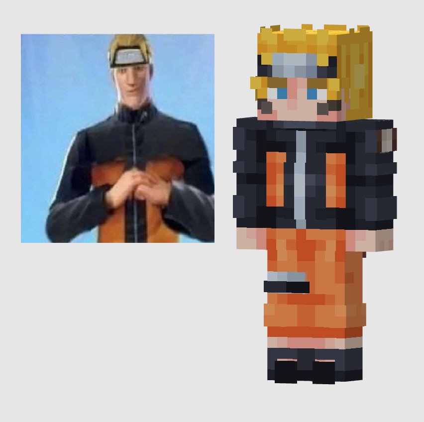 I made a naruto skin : r/Minecraft